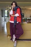 Cooper Needlecord Quirky Cocoon Pant Beetroot  /14 =